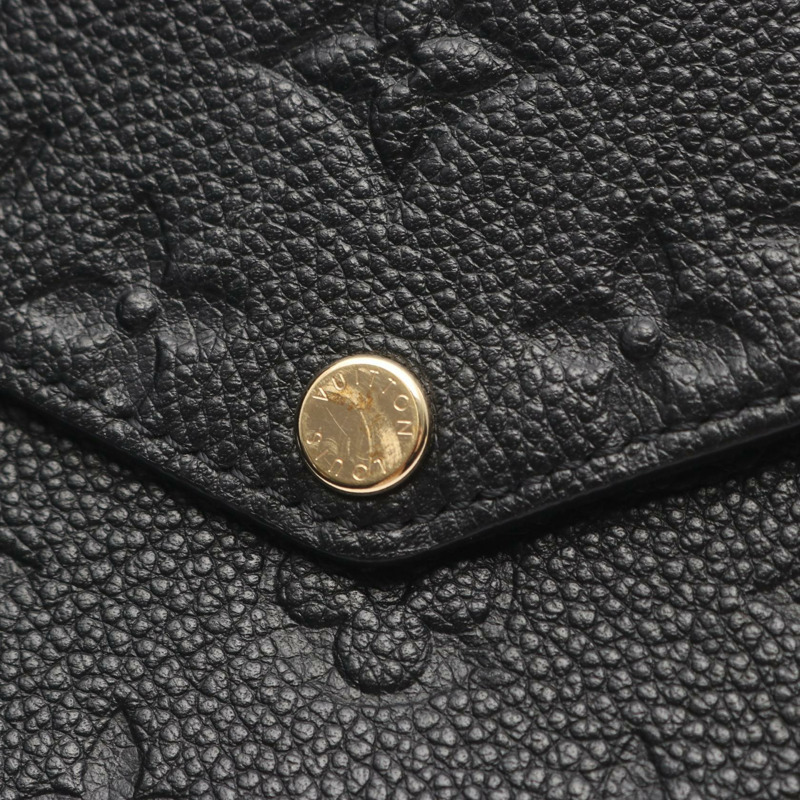 路易威登 Pochette Felice 鏈條單肩斜背包 M82477 黑色皮革-5