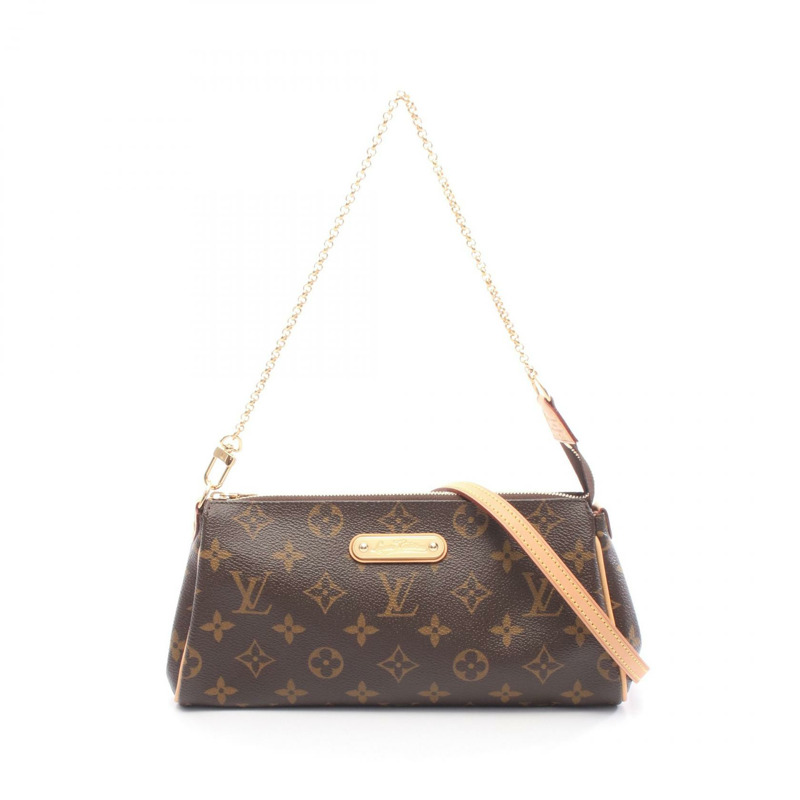 路易威登 Eva 鏈條肩背包 M95567 Monogram 皮革棕色二手女士 LV-0
