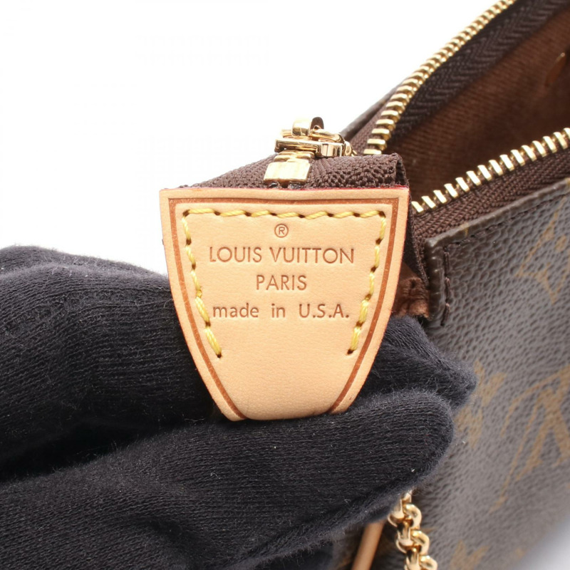 路易威登 Eva 鏈條肩背包 M95567 Monogram 皮革棕色二手女士 LV-3