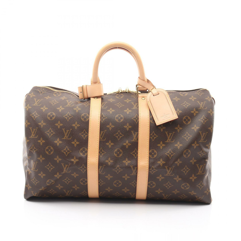 路易威登 Keepall 45 旅行手提包 M41428 Monogram 皮革 棕色 二手 LV-0