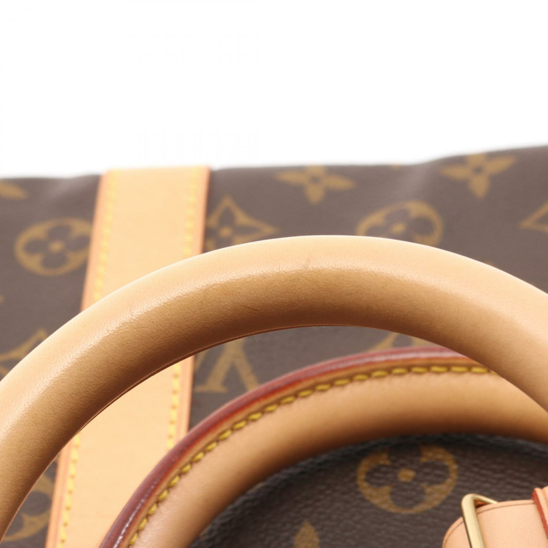 路易威登 Keepall 45 旅行手提包 M41428 Monogram 皮革 棕色 二手 LV-10