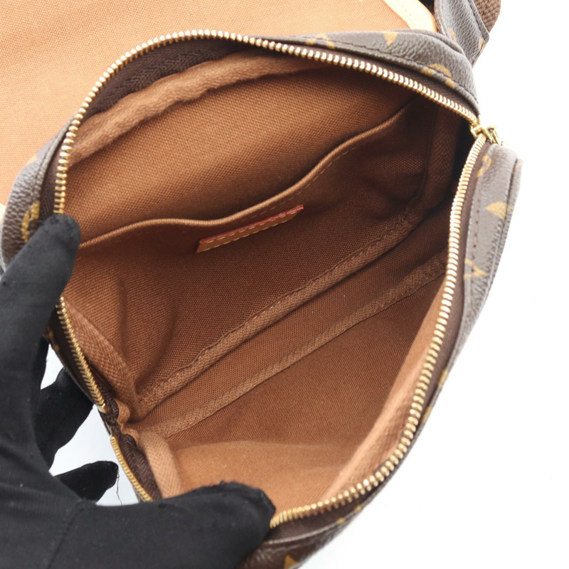 路易威登 Bum Bosphore 腰包 M40108 Monogram 帆布皮革 棕色-2