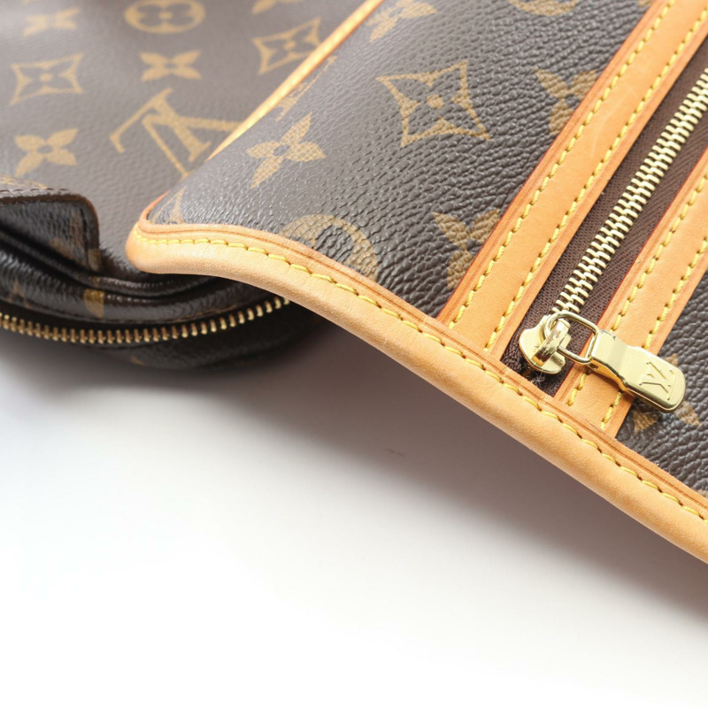 路易威登 Bum Bosphore 腰包 M40108 Monogram 帆布皮革 棕色-7