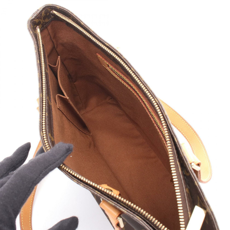 路易威登 Cabas 鋼琴肩背包 M51148 Monogram 皮革棕色二手女士-2