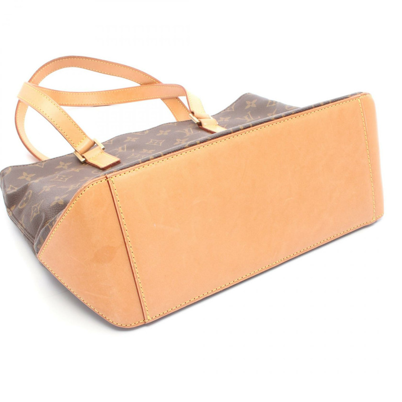 路易威登 Cabas 鋼琴肩背包 M51148 Monogram 皮革棕色二手女士-5