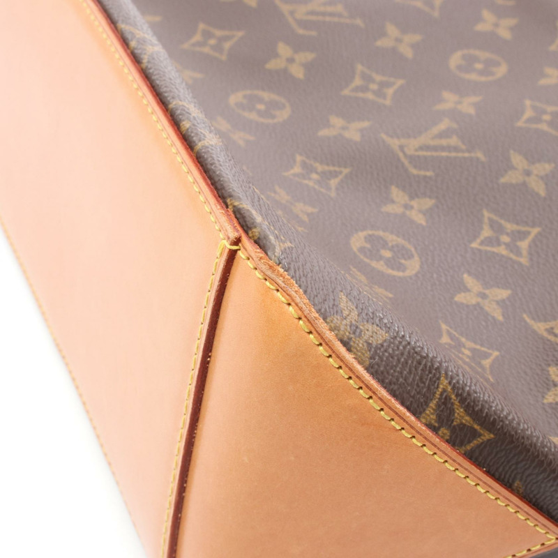 路易威登 Cabas 鋼琴肩背包 M51148 Monogram 皮革棕色二手女士-6