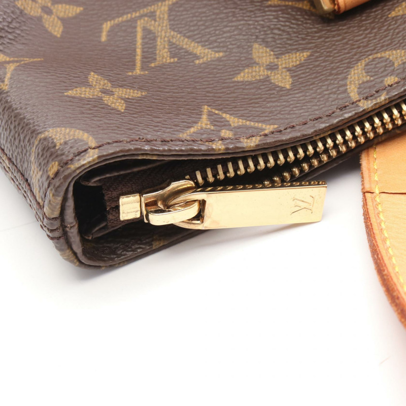 路易威登 Cabas 鋼琴肩背包 M51148 Monogram 皮革棕色二手女士-7