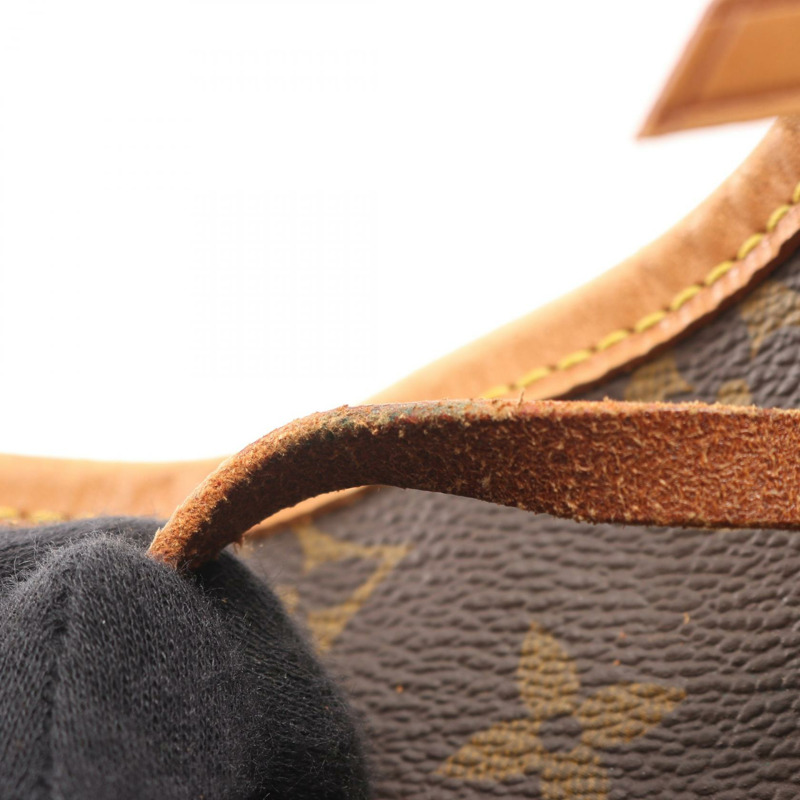 路易威登 Montsouris GM 雙肩包 M51135 Monogram 皮革 棕色 二手-8