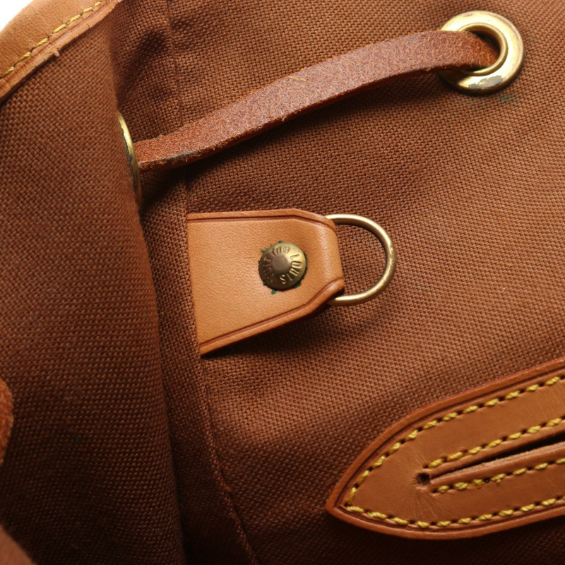 路易威登 Montsouris GM 雙肩包 M51135 Monogram 皮革 棕色 二手-10