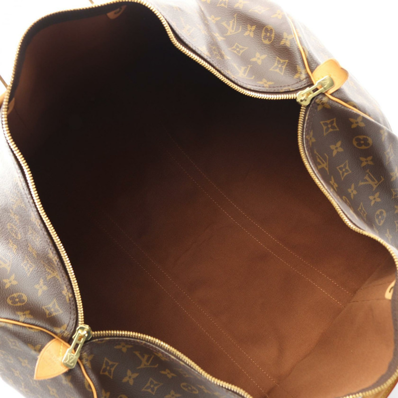 路易威登 Keepall 60 旅行手提包 M41422 Monogram 皮革 棕色 二手 LV-2