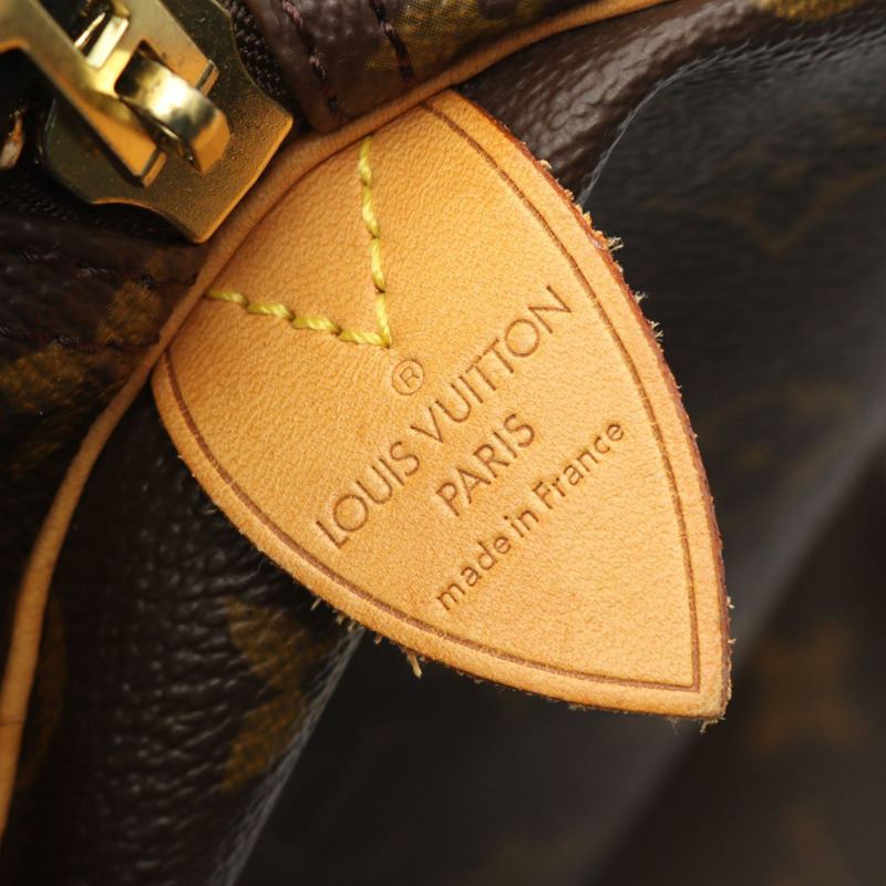 路易威登 Keepall 60 旅行手提包 M41422 Monogram 皮革 棕色 二手 LV-3