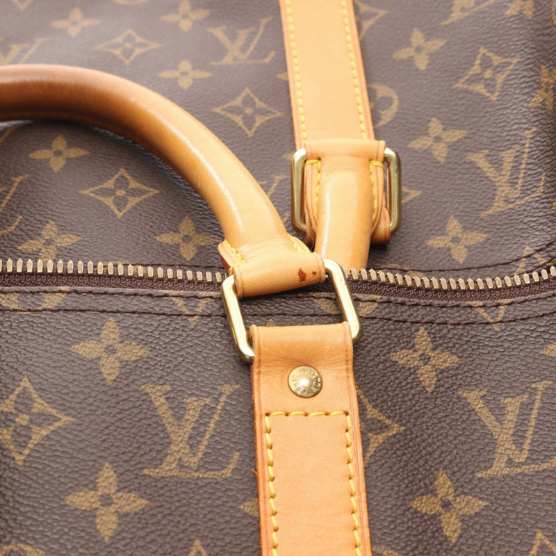 路易威登 Keepall 50 旅行手提包 M41426 Monogram 皮革 棕色 二手 LV-11