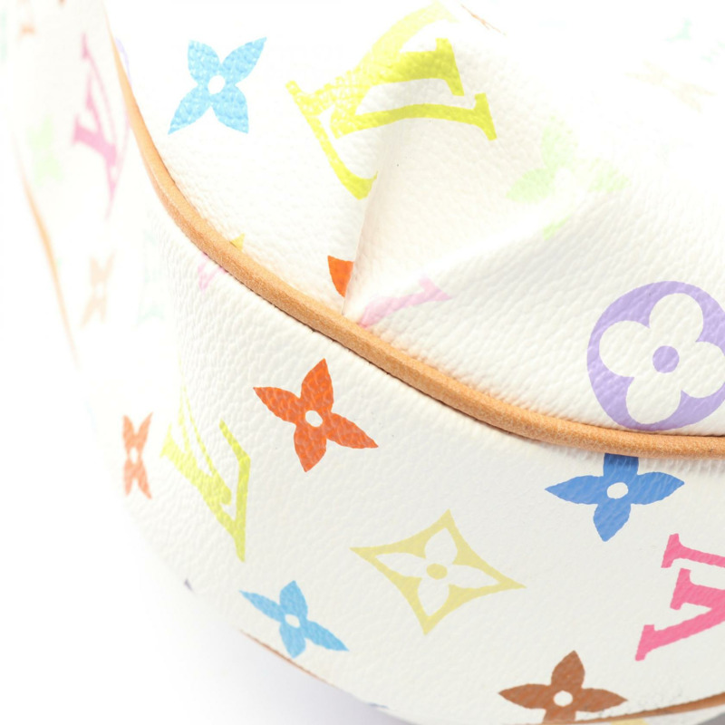 路易威登 Patty 鏈條肩背包 M40305 Monogram Multicolore 白色皮革-5