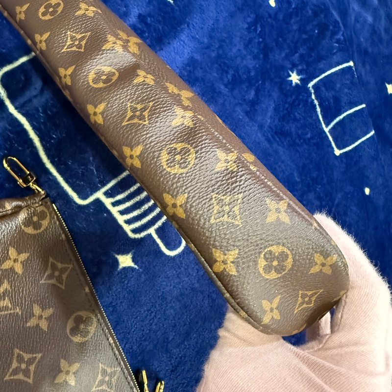 LV 五合一 麻將包 綠背帶三合一 斜背包-9