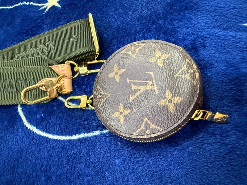 LV 五合一 麻將包 綠背帶三合一 斜背包-22