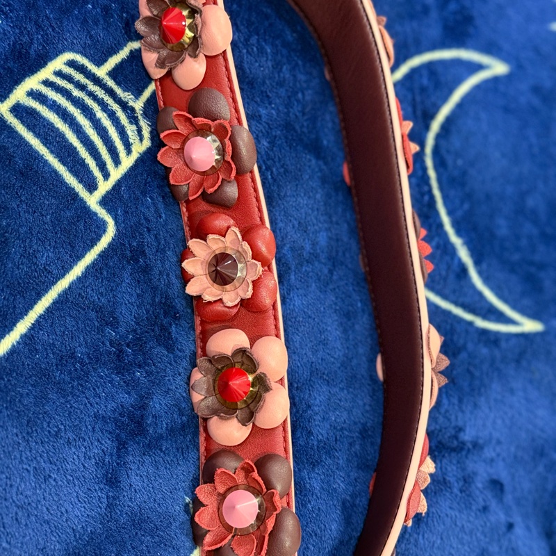 Fendi 肩背帶 斜背帶 銀扣-2