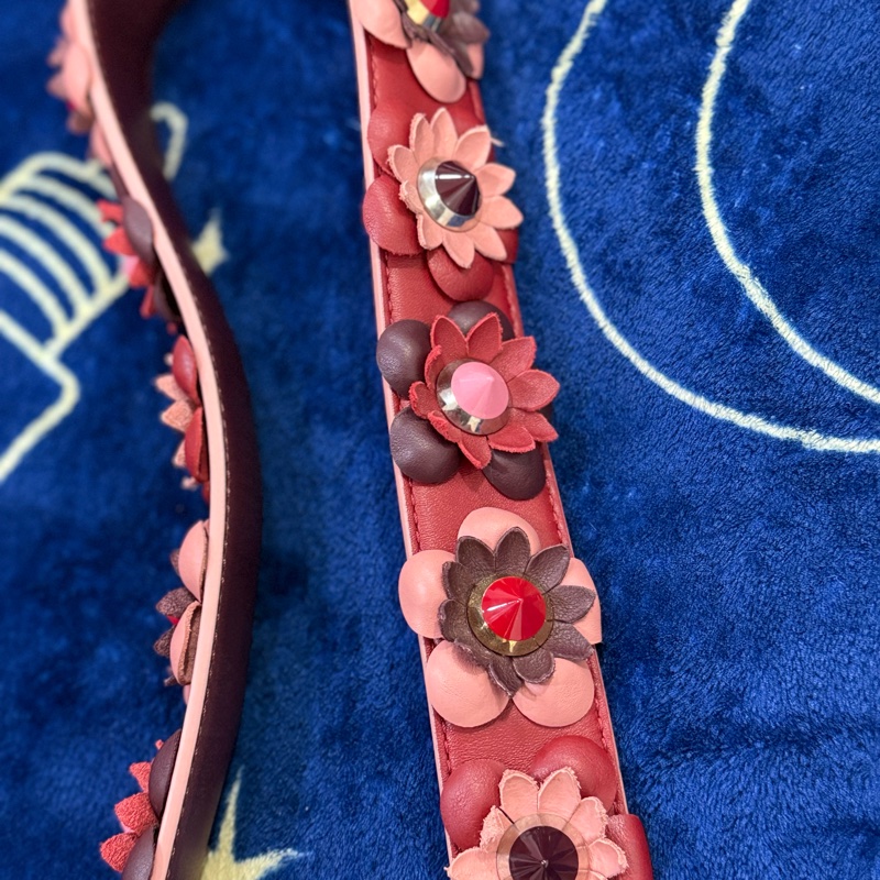 Fendi 肩背帶 斜背帶 銀扣-3