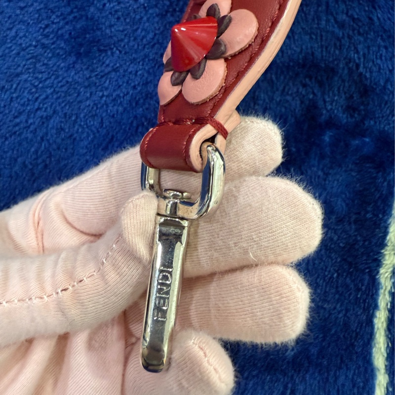 Fendi 肩背帶 斜背帶 銀扣-4
