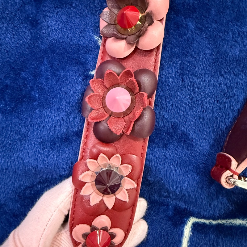 Fendi 肩背帶 斜背帶 銀扣-6