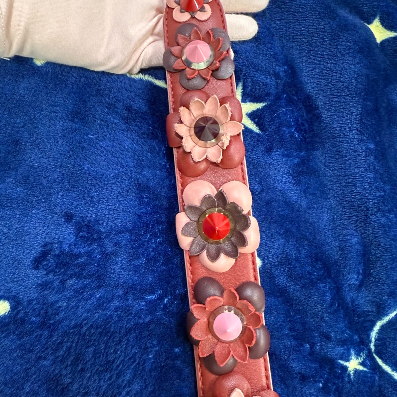 Fendi 肩背帶 斜背帶 銀扣-10