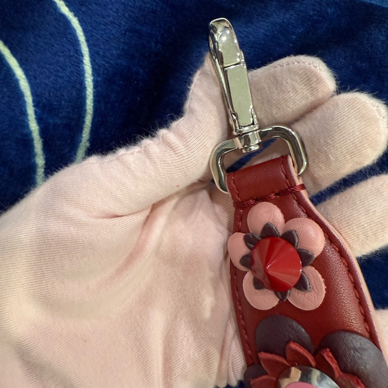 Fendi 肩背帶 斜背帶 銀扣-11
