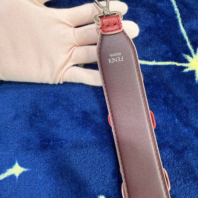 Fendi 肩背帶 斜背帶 銀扣-13