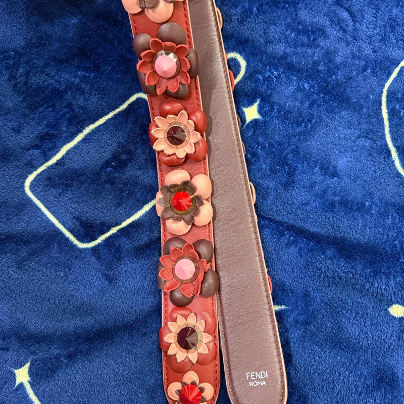 Fendi 肩背帶 斜背帶 銀扣-16