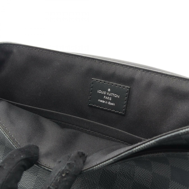 路易威登 District PM NV2 單肩包 N40349 Damier Graphite 黑色 二手 LV-7