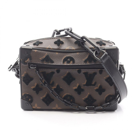 路易威登迷你軟箱斜背包 M68970 Monogram Tuftages BK