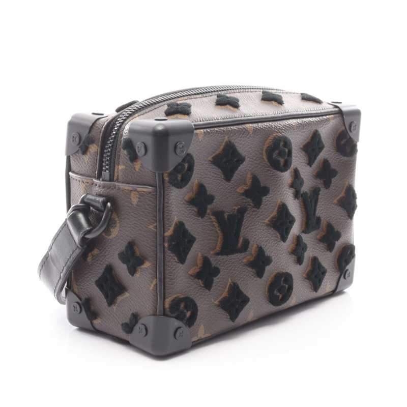 路易威登迷你軟箱斜背包 M68970 Monogram Tuftages BK-1