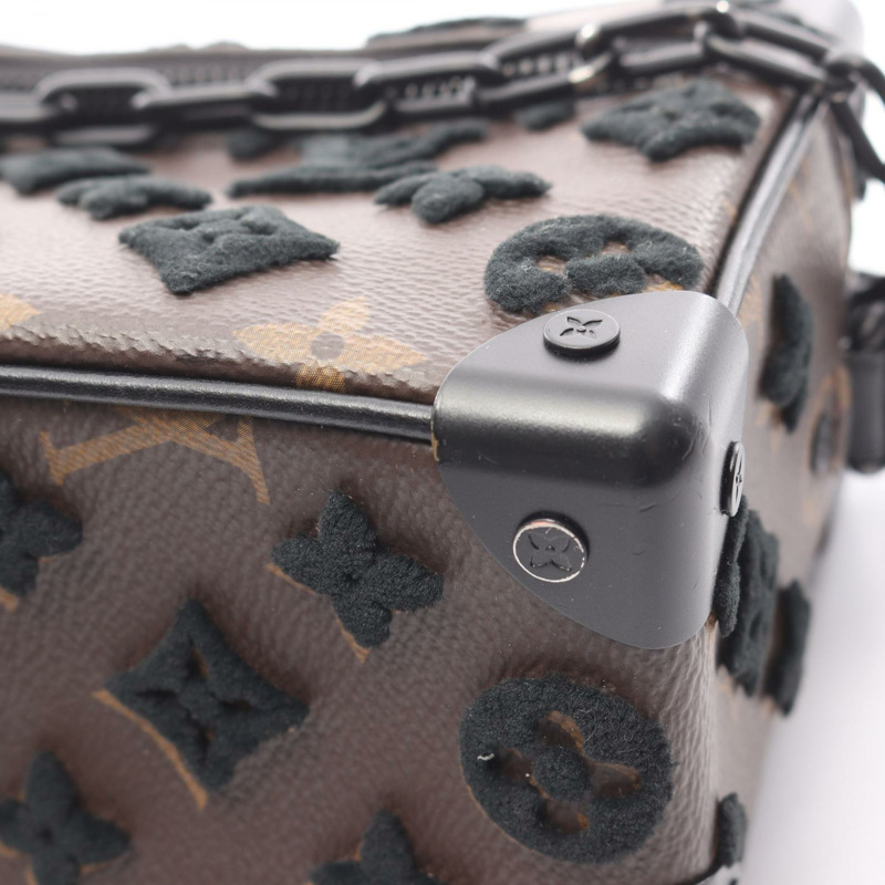 路易威登迷你軟箱斜背包 M68970 Monogram Tuftages BK-7