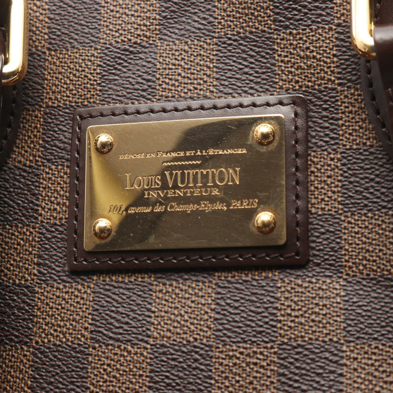 路易威登 Hampstead PM 手提單肩包 N51205 Damier 皮革 Ebene 二手 LV-5