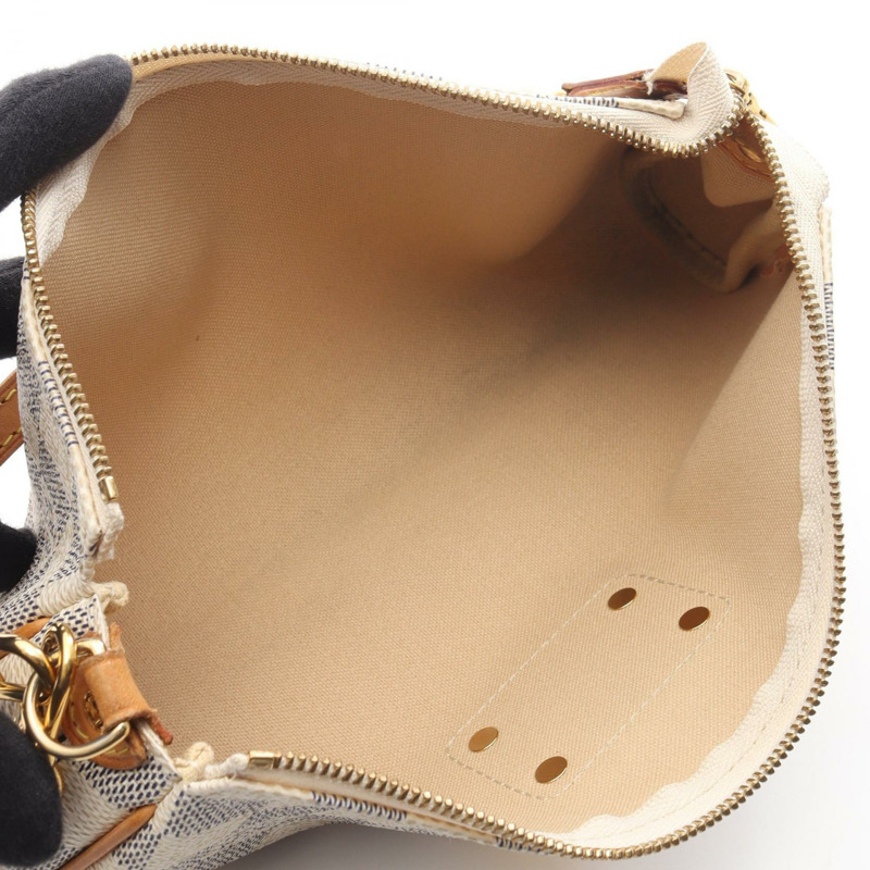 路易威登 Eva 斜挎單肩包 N55214 Damier Azur 白色皮革 LV-2