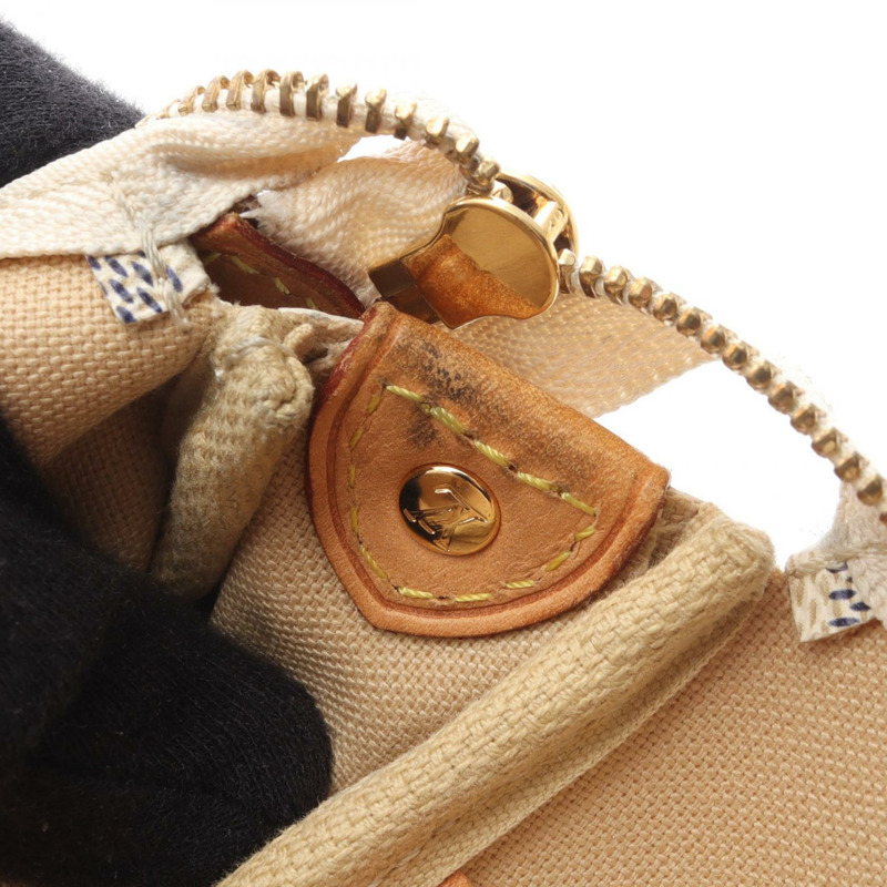 路易威登 Eva 斜挎單肩包 N55214 Damier Azur 白色皮革 LV-14