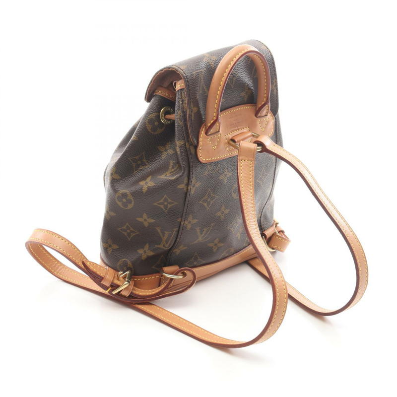 路易威登迷你 Montsouris 雙肩包 M51137 Monogram 皮革 棕色 LV-1