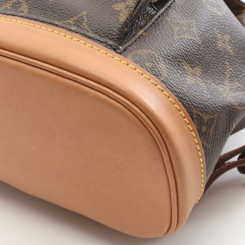 路易威登迷你 Montsouris 雙肩包 M51137 Monogram 皮革 棕色 LV-7