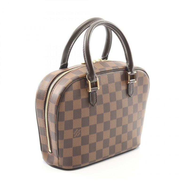 路易威登 Sarria 迷你手袋 N51286 Damier 帆布皮革 Ebene 二手女式-1