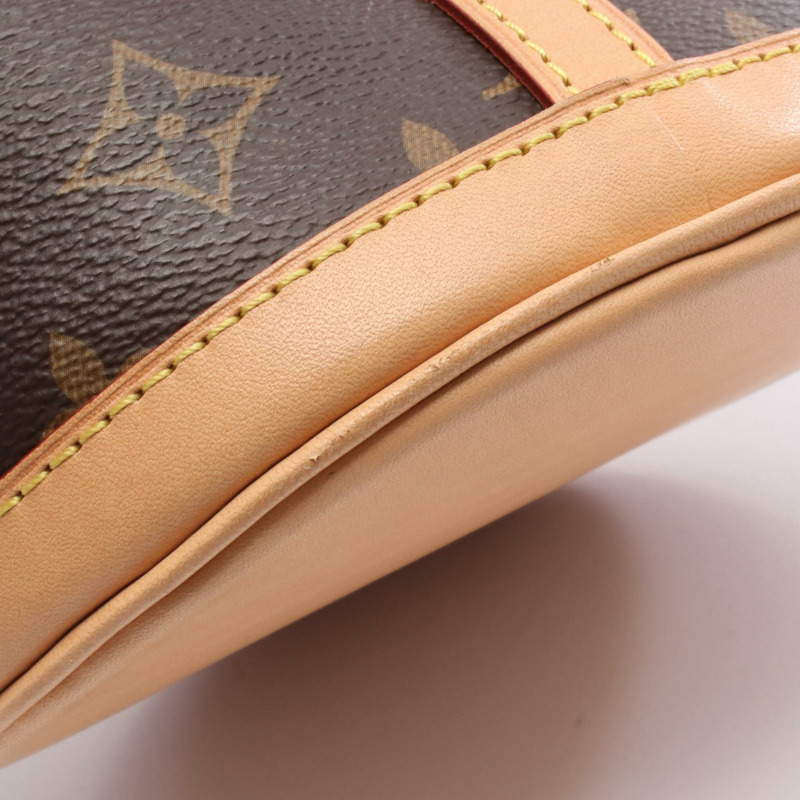 路易威登 (LOUIS VUITTON) 棕色 Monogram 帆布皮革 Duffel 肩手提包（二手）-5
