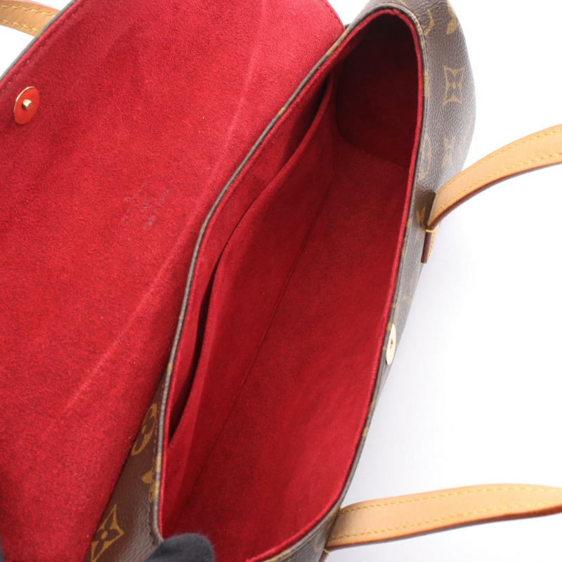 路易威登 Sonatine 手提包 M51902 Monogram 帆布皮革棕色二手女士-2