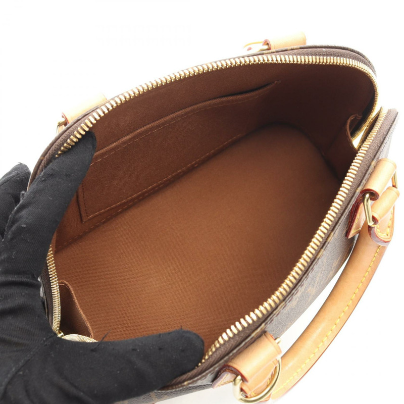 路易威登 Alma BB 單肩手提包 M53152 Monogram 帆布棕色二手女士-2