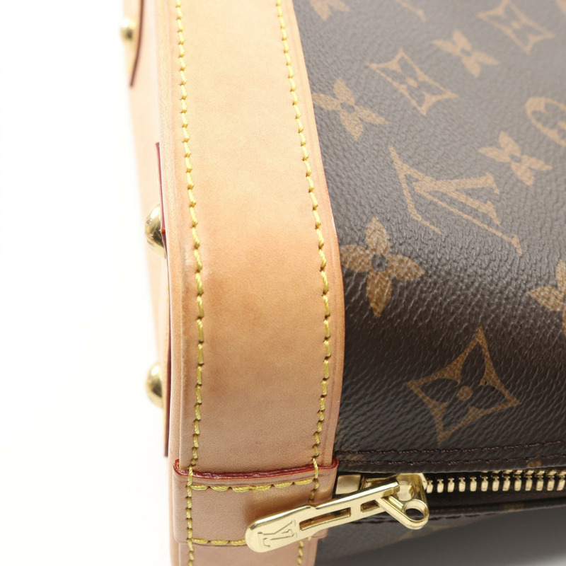 路易威登 Alma BB 單肩手提包 M53152 Monogram 帆布棕色二手女士-5