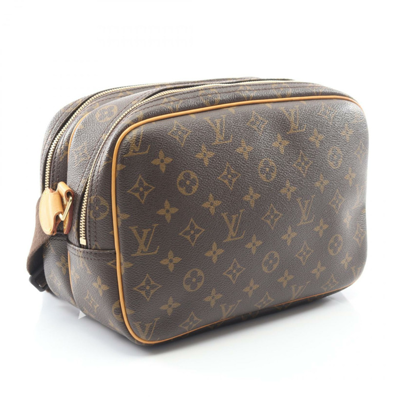 路易威登 Reporter PM 肩斜背包 M45254 Monogram 棕色皮革-1