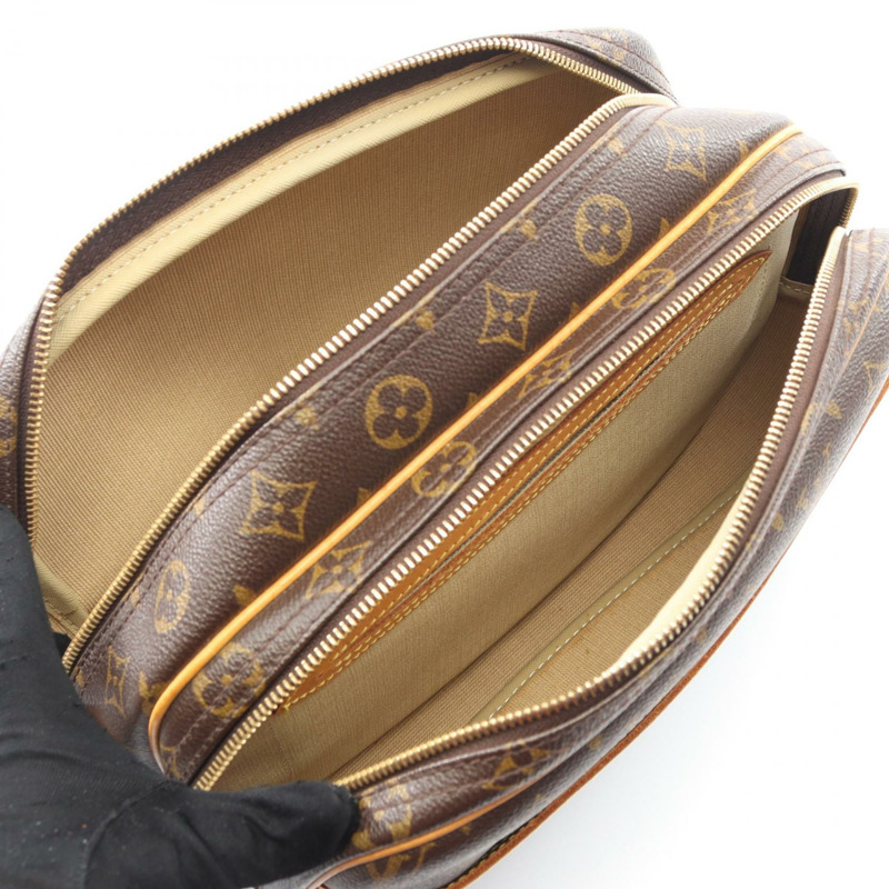 路易威登 Reporter PM 肩斜背包 M45254 Monogram 棕色皮革-2