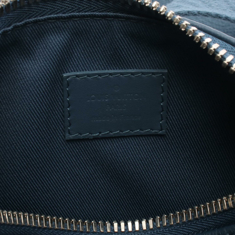 路易威登 Keepall XS 肩手提包 M81003 Aerogram 皮革 藍色 二手 男士-3