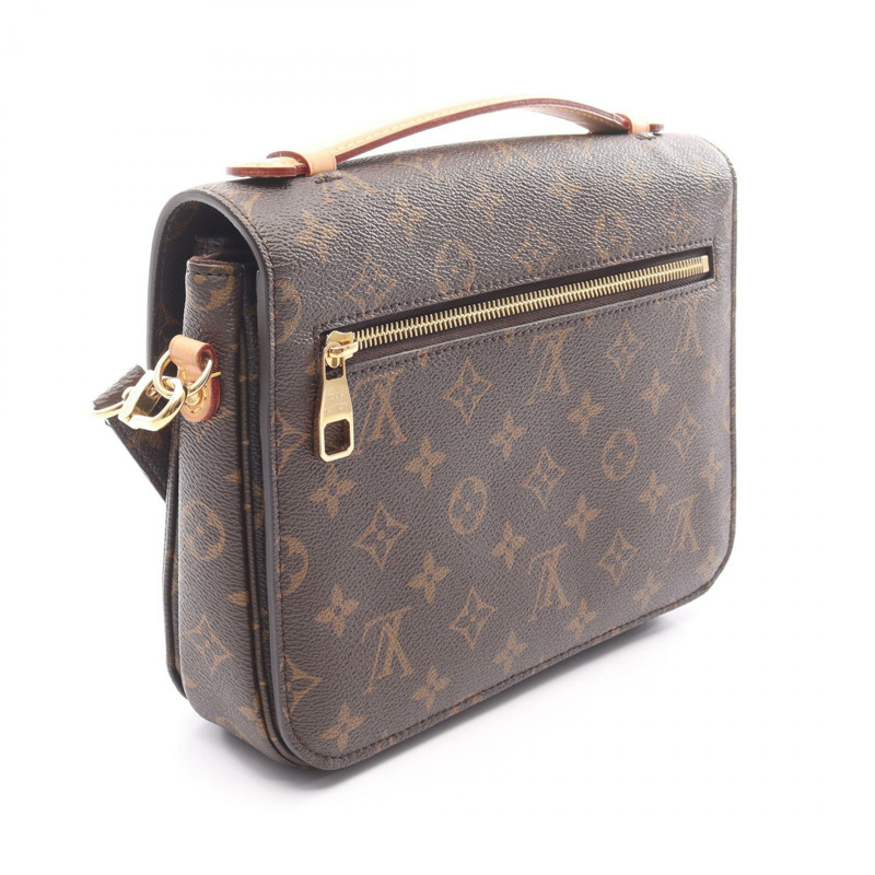 路易威登 Pochette Metis MM 斜背包 M44875 Monogram 棕色皮革-1