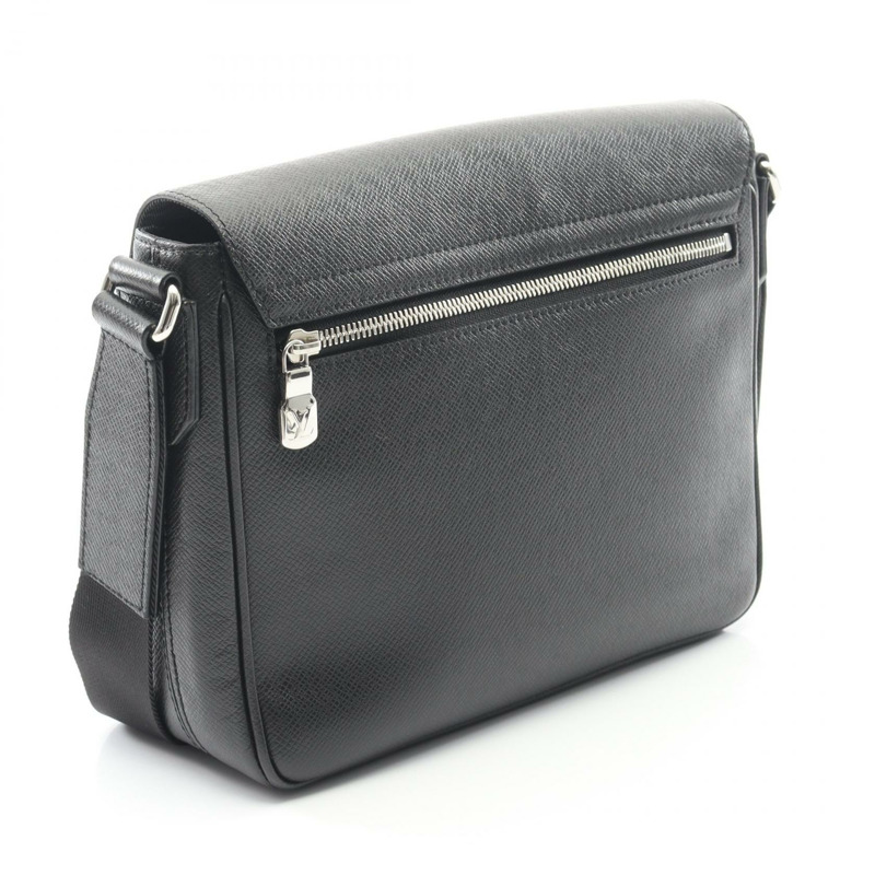 路易威登 District PM NV3 單肩斜背包 M30850 Taiga 皮革 二手-1