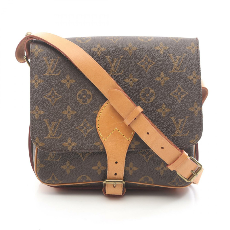 路易威登 Cartouchiere MM 單肩斜背包 M51253 Monogram 皮革 LV-0
