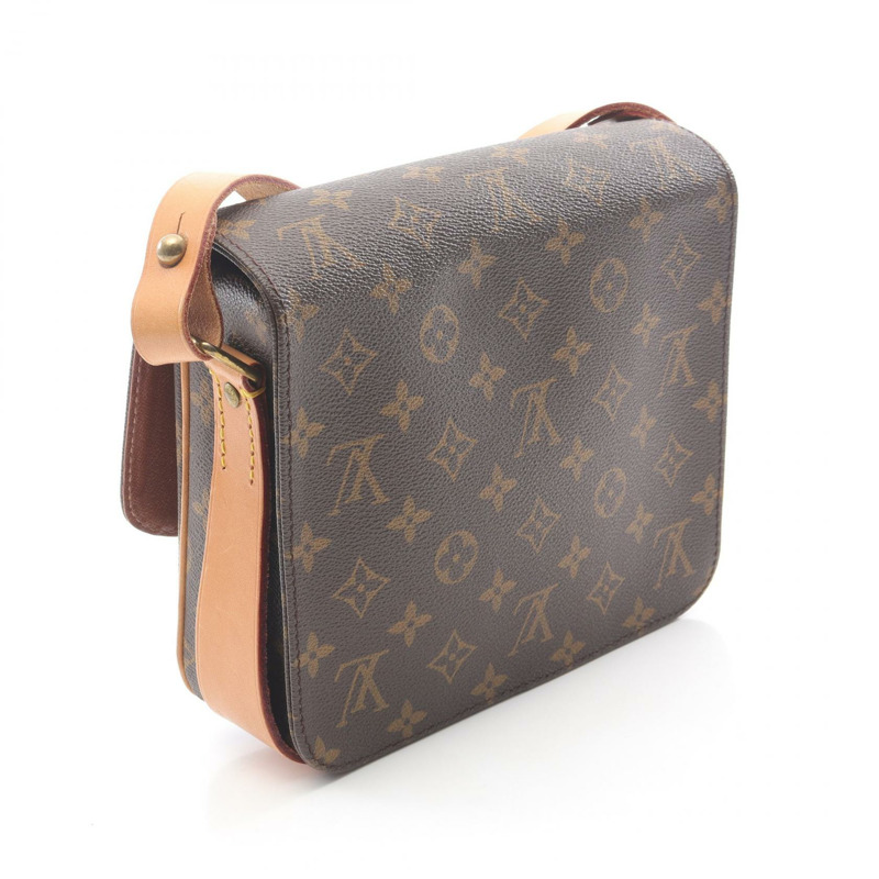 路易威登 Cartouchiere MM 單肩斜背包 M51253 Monogram 皮革 LV-1