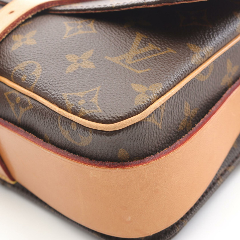 路易威登 Cartouchiere MM 單肩斜背包 M51253 Monogram 皮革 LV-7