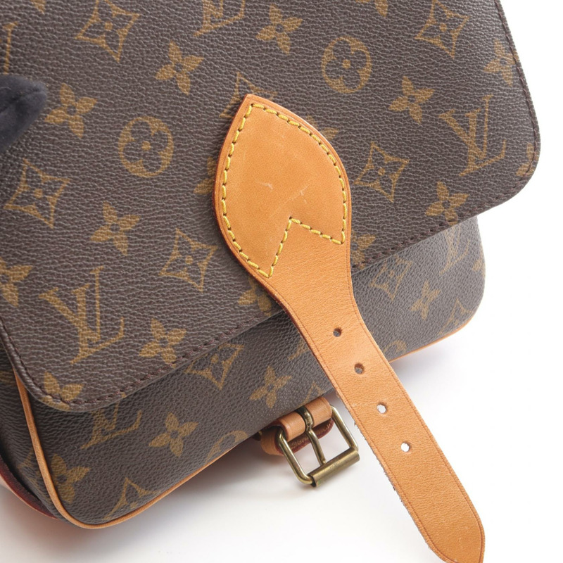 路易威登 Cartouchiere MM 單肩斜背包 M51253 Monogram 皮革 LV-11